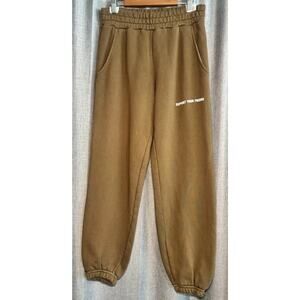 KROST Support Your Friends Brown Sweatpants Xsmall Streetwear Comfy